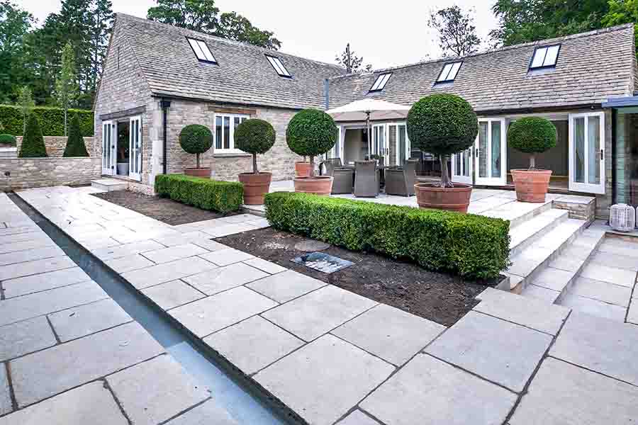 Essex supplier of limestone paving