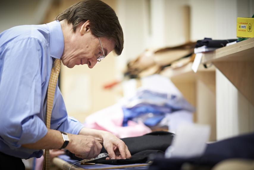 Well-Dressed Man Wears Tailor Made Shirts